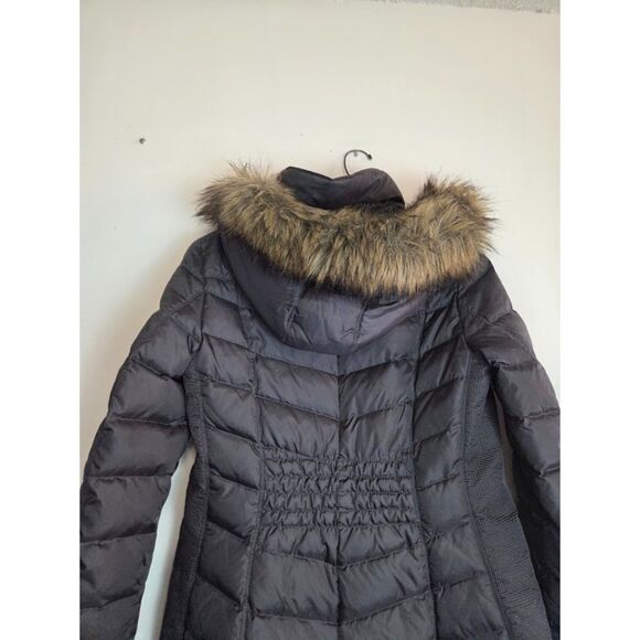 Michael Kors Women Black Down & Waterfowl Filling Long Puffer Jacket size Medium - Picture 7 of 12